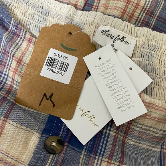 Red Thread Womens Plaid Dress With Buttons - Picture 3 of 6